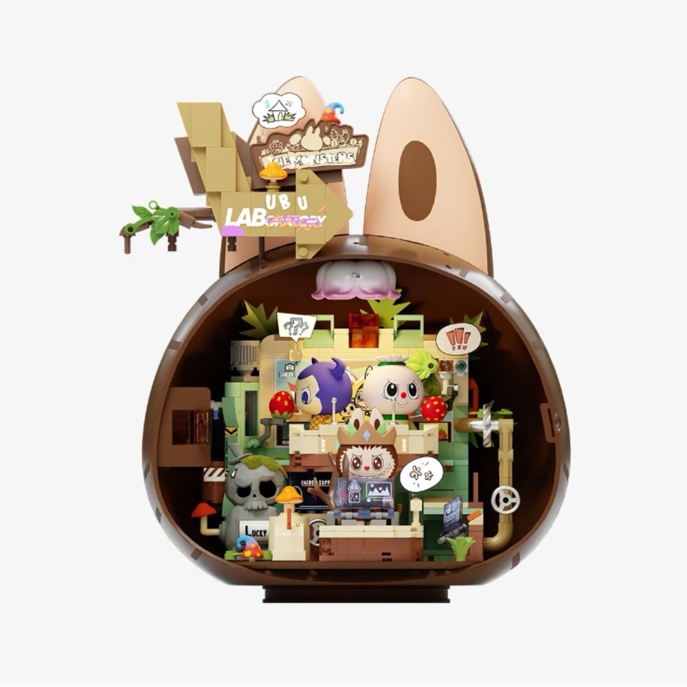 PLAYFUL HOME - Pop Mart THE MONSTERS Labubu Forest Secret Base Pop Blocks Set